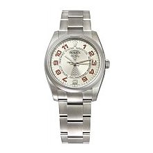 Men's Stainless Steel Air King - Oyster Perpetual with Silver Dial