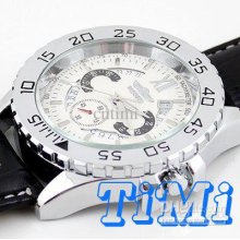 Mens Wrist Watch Tachymeter Date Automatic Mechanical Freeship Cool