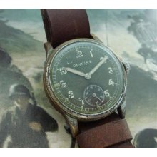 Men's Wwii German Glycine Military Watch - Serviced