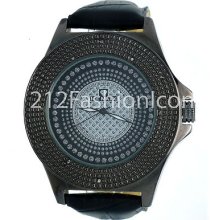 Mens Yellow Black White Gold Fin Real Genuine Diamond Jojion Joe Rodeo Watch 00