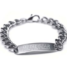 Metal Gear Solid Stainless Steel Bracelet