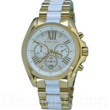 Michael Kors Bradshaw Mk5743 | White Dial Chronograph | Date | 43mm | 50m |