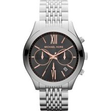 Michael Kors Brookton Chronograph Black Dial Womens Watch Mk5761