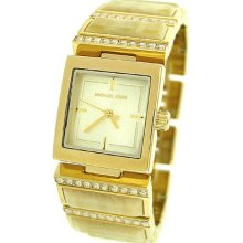 Michael Kors Gold Tone Horn Ladies Watch Mk4268