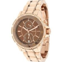 Michael Kors MK5553 Chronograph Two Tone Dial Women's Watch