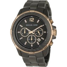 Michael Kors Mk8173 Mens Sport Chronograph Gunmetal Grey Dial Watch