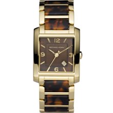 Michael Kors Watch, Womens Frenchy Gold-Tone and Tortoise Bracelet 30m