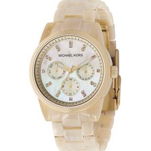 Michael Kors Watches Acrylic Horn Chronograph With