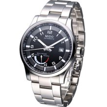 Mido Multifort Power Reserve Automatic Swiss Watch Black M0054241105202