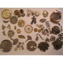 MINI Steampunk Starter Kit Watch Pocket Watch Parts Altered Art Crafts Metal Art