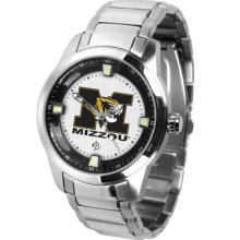 Missouri Tigers Mens Titan Steel Watch