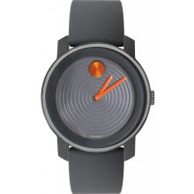 Movado Bold 3600071 Watch Large Unisex - Grey Dial Aluminum Case Quartz Movement