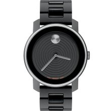 Movado Bold 3600073 Watch Large Mens - Black Dial