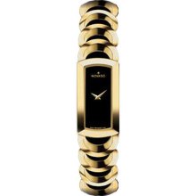 Movado Women's Rondiro Black Dial Watch 0605967