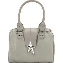 Mugler by Thierry Mugler Light Grey Cream Satchel ...