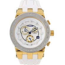 Mulco Mw5-93503-012 Bluemarine Chronograph White Textured Silicone Unisex Watch