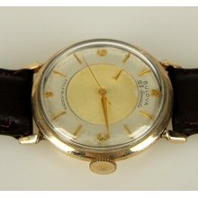 Mystery Dial Automatic Vintage Bulova Watch. 23j. 10k Gf. Water Proof.