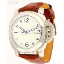 New Gift Promotions Automatic Watch Luminor Marina Steel White Dial