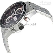 New Hy Luxury Black Dial Automatic Day Date Steel Mens Watch Cv2a10.