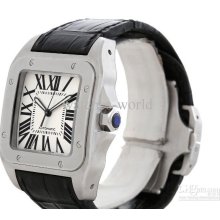 New Kdy Santos 100 Steel Automatic Xl Mens Watch W20073x8 Automatic