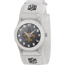 New Orleans Saints White Rookie Youth / Ladies Watch By Gametime Nfl