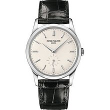 NEW Patek Philippe Calatrava Men's 18K White Gold Watch - 5196G-001