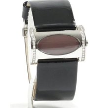 Nina Ricci N005 Diamond Black Strap/pink Dial Digital Watch Â£1950