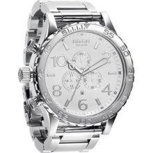 Nixon 51-30 Chrono Raw Steel A083 1033 A083-1033 Watch A0831033