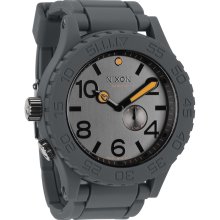 Nixon Men's 51-30 Rubber Strap Grey Watch (Grey)