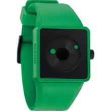 Nixon Men's Newton A116330-00 Green Plastic Analog Quartz Watch with Black Dial