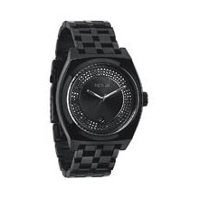 Nixon Monopoly Watch in All Black / Black Crystal