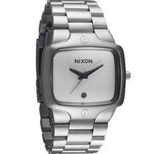 Nixon Player Sand Steel / White Watch - Silver regular