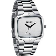 Nixon The Player Stainless Steel Silver Dial Mens Watch A140-130