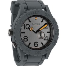 Nixon The Rubber 51-30 Watch Steel Grey Men's Size One Size