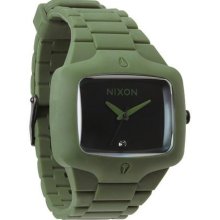 Nixon The Rubber Player (Black / Surplus) One Size :: Matte Black / Su