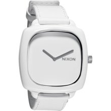 Nixon The Shutter White Ladies Watch Leather Band A167-100