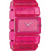 Nixon The Vega (Clear Pink) One Size :: Clear Pink