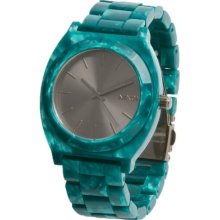 Nixon Time Teller Acetate Watch - Women's Emerald Acetate, One Size