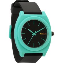 Nixon Time Teller P Analog Black Teal Unisex Watch A1191060