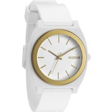 Nixon Time Teller Plastic White / Gold Ano Watch - white regular