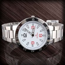 Noble Women Stainless Steel Antique Quartz Analog Watch