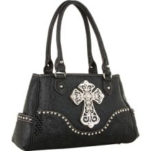 Nocona Ostrich Cross Satchel Satchel Handbags : One Size