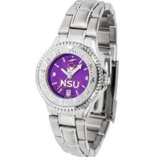 Northwestern State University Women's Stainless Steel Dress Watch