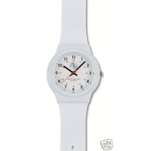 Nursing / Nurse Basic White Scrub Watch Military Time