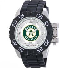 Oakland Athletics Mlb Baseball Mens Adult Wrist Watch Stainless Steel Beast