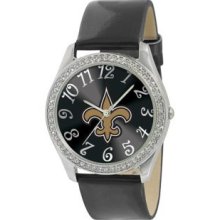 Orleans Saints Game Time Glitz Wrist Watch