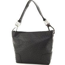 Ostritch Pattern Large Hobo Tote Handbag For Women