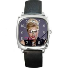 Paris Hilton Unisex Silver-Tone Square Metal Watch 11