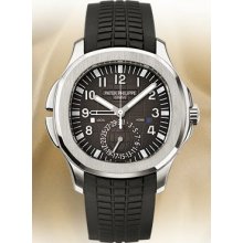 Patek Philippe Mens Aquanaut Travel Time Watch 5164A