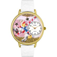 Personalized Carousel Unisex Watch - Gold